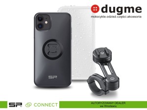 ZESTAW SP CONNECT MOTO BUNDLE NA KIEROWNICĘ NA TELEFON IPHONE 11 PRO/X/XS BLACK