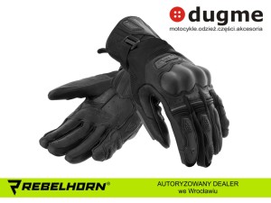 RĘKAWICE MOTOCYKLOWE REBELHORN RANGE BLACK