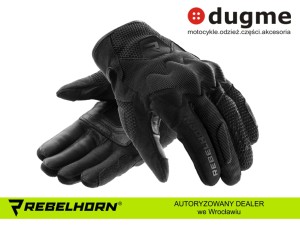 RĘKAWICE MOTOCYKLOWE REBELHORN CORE BLACK