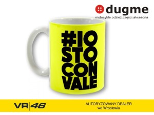 VR46 kubek porcelanowy #IOSTOCONVALE żółty Rossi 