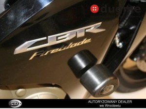 crash pady R&G Honda CBR1000RR '08-'12 białe