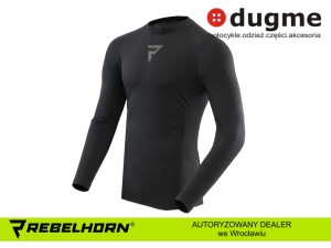 Koszulka termoaktywna z długim rękawem Rebelhorn Freeze 2 Black